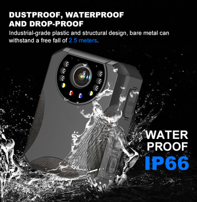 2.0 Inch IPS HD Screen Audio Recorder Mini Body Worn Camera Infrared Night Vision GPS Positioning SD Card Data 1 Year Warranty