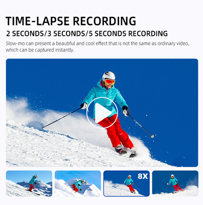 Wifi Headset 4K Camera Sport Action Camera Mini Wearable Camera Support Wifi Multi-Frame Video Recording