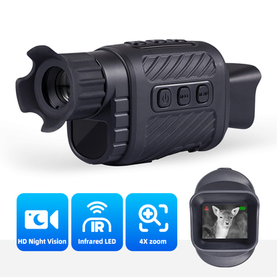 4X Night Vision Night Recorder 1.5inch High Definition TFT Screen Monocular Small Portable Powerful Night Vision Video Camera