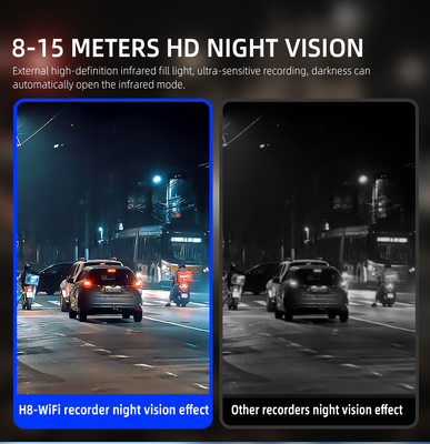 4000mAh Battery Body-worn Camera with Infrared Filter Dual Flash Lights, Suitable for Low-light Conditions