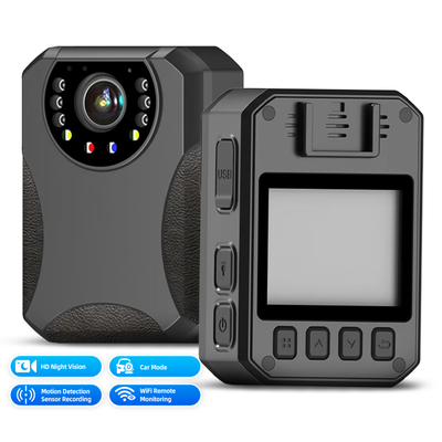 High-Def HD Micro Wearable Recorder High Work Relative Humidity Tolerance H.264 WiFi Connectivity for Various Environments
