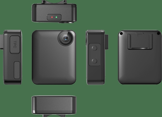 High Capacity 1200mAh Battery Multi-Resolution Photo Body Camera for Video Compression H.264 Featuring CMOS Sensor Back Clip