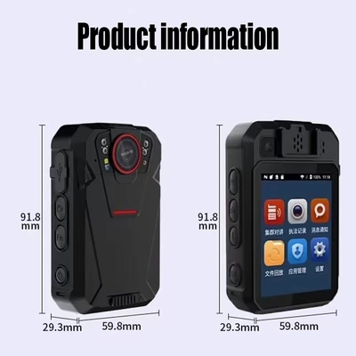 High Quality Body Worn Network Camera with Night Vision Multi-Function 4G Intelligent Audio and Video Recorder